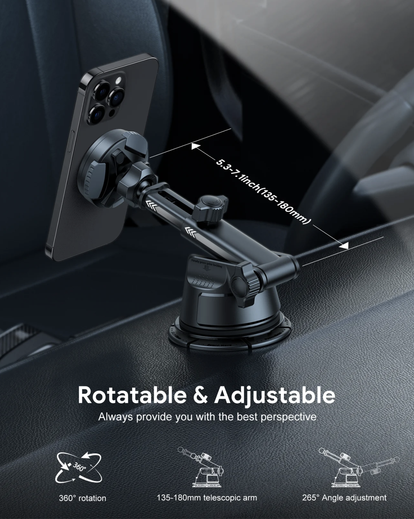 O-Mag Windshield VM02 - Car Mount - Image 9