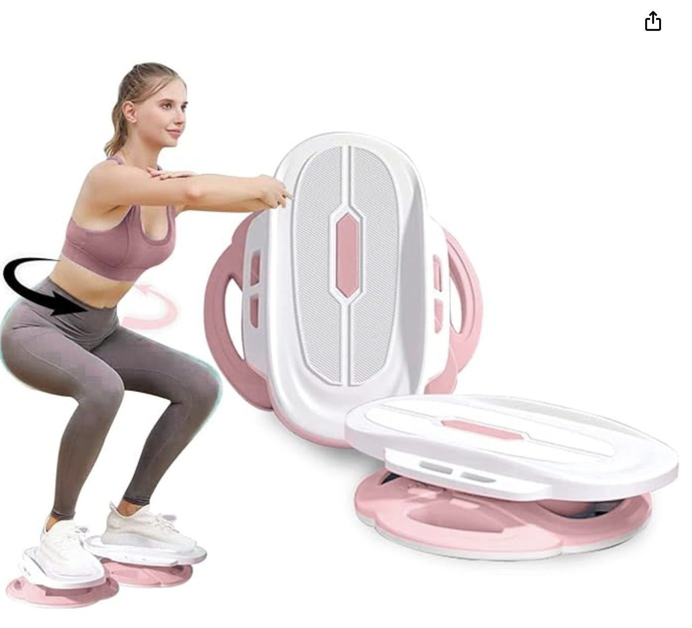Taillentwister, TIZYFF Sportgeräte zuhause Twist-Waist Disc Board Balancer Geräuschloses Board für Taille, Arme, Beine, Hüften-Übungen, Fitness Indoor/Outdoor.…